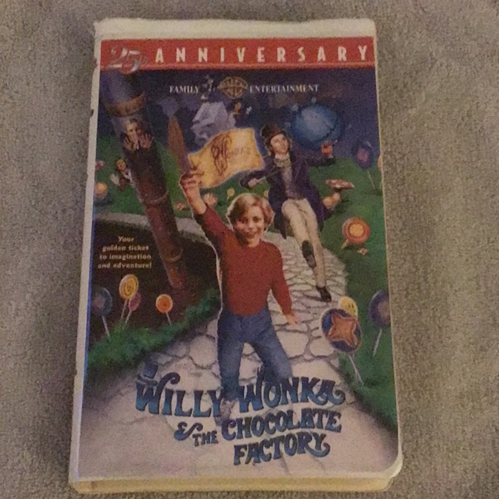 Willy Wonka and the chocolate factory, VHS tape